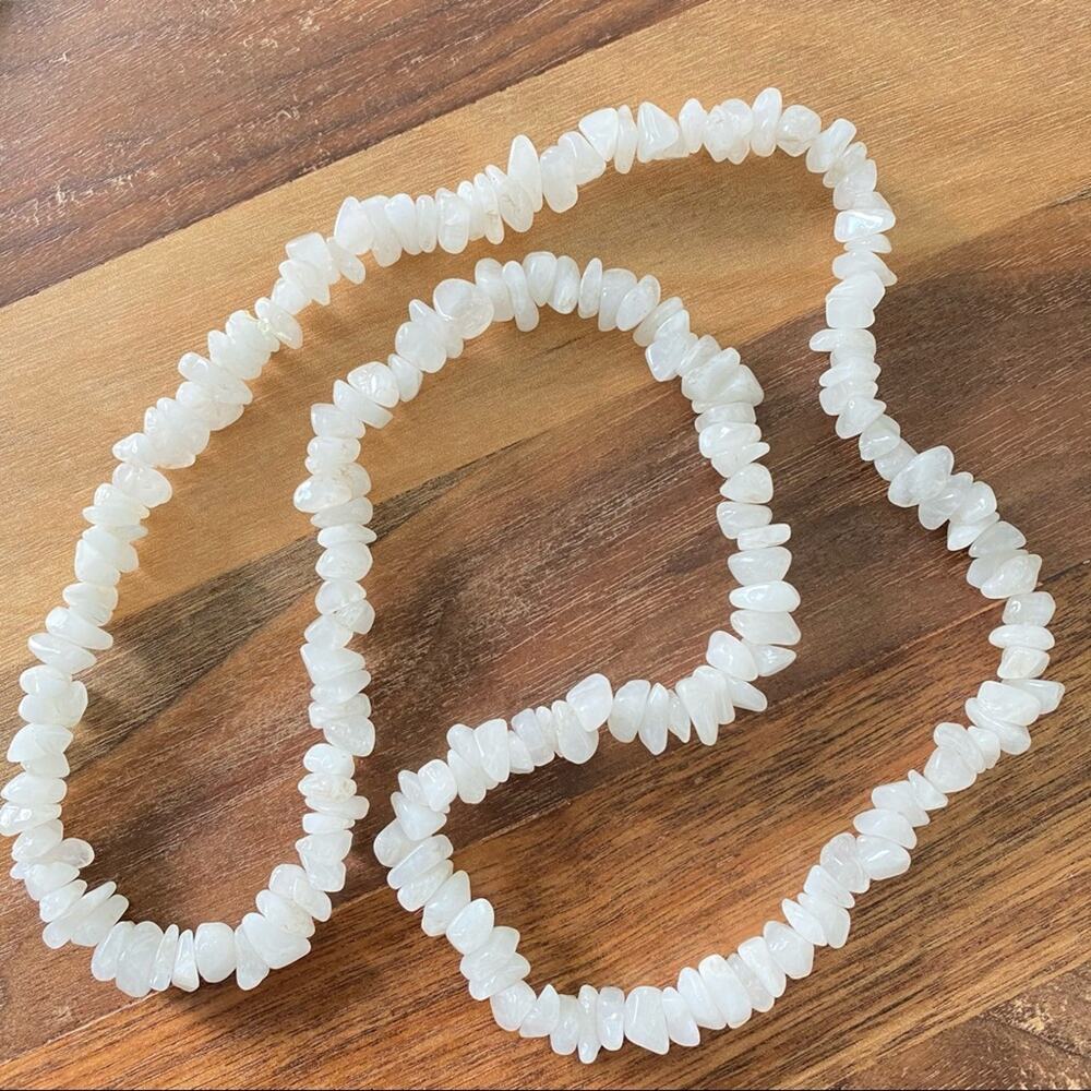 Moonstone Crystal Chip Necklace